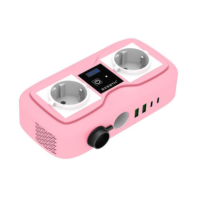 ভালো দাম 200W কার ইনভার্টার চার্জার দ্রুত চার্জিং 12V থেকে 220V পিডি টাইপ সি সকেট ট্রাক পাওয়ার ইনভার্টার অনলাইন
