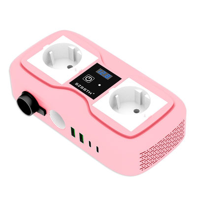 এসডিকে নেটওয়ার্ক 200W কার ইনভার্টার ডিসি 12v থেকে এসি 220v অটো পাওয়ার ইনভার্টার