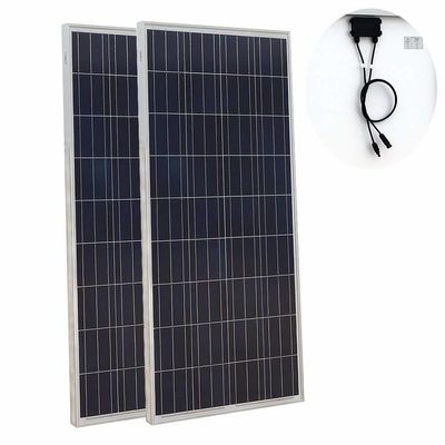 ভোল্টেজ কাস্টমাইজ করুন DC24V 48V পলি সোলার প্যানেল 200W 300 400 ওয়াট সোলার প্যানেল