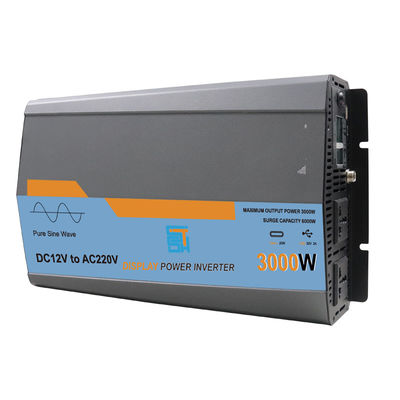 3000W উচ্চ ফ্রিকোয়েন্সি বিশুদ্ধ সাইন ওয়েভ ইনভার্টার 12V 220V আউটপুট টাইপ একক এমটিএস সিরিজ