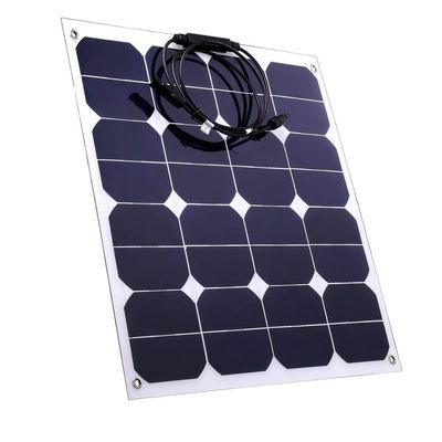 নমনীয় 18v 50w সৌর প্যানেল বাঁকা নরম পাতলা ফিল্ম সৌর প্যানেল C60 সেল