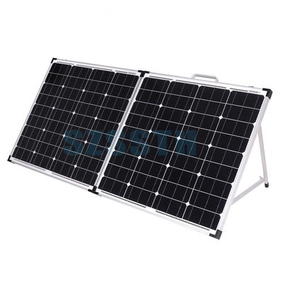 5.56A গ্লাস ভাঁজ আপ সৌর প্যানেল 250W 300W পোর্টেবল একক স্ফটিক সৌর প্যানেল