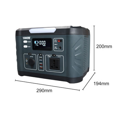 3.7V 216000mAh Lifepo4 পোর্টেবল পাওয়ার স্টেশন 799.2wh / 1000w পাওয়ার ব্যাংক