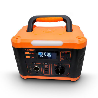 এমপিপিটি 1000 ওয়াট পাওয়ার স্টেশন 888wh LED আলো সহ পোর্টেবল ব্যাকআপ পাওয়ার স্টেশন
