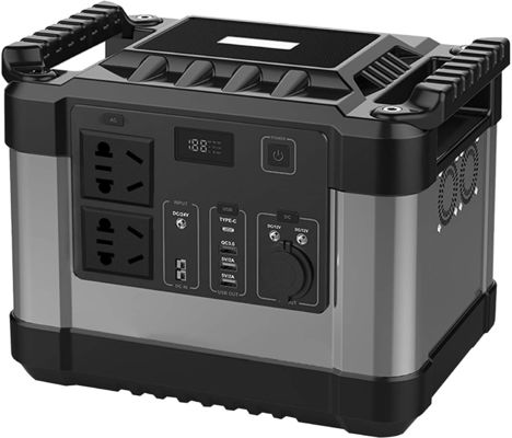 300000mAh লিথিয়াম ব্যাটারি পোর্টেবল পাওয়ার স্টেশন 1000 ওয়াট সৌর জেনারেটর AC220v 110v