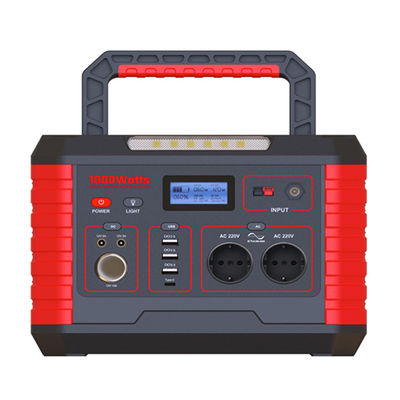 রিচার্জযোগ্য 1000W 500W পোর্টেবল পাওয়ার স্টেশন 500 ওয়াট পাওয়ার ব্যাংক শক্তিশালী