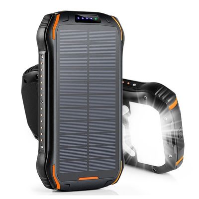 ওয়্যারলেস ফাংশন সহ 26800mAh পোর্টেবল সোলার পাওয়ার ব্যাংক IPX7 ওয়াটারপ্রুফ