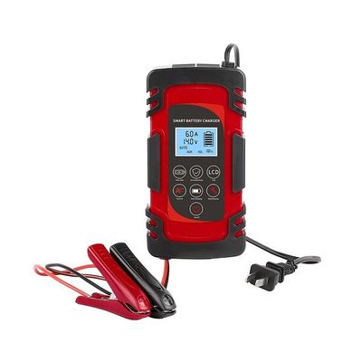 12V 24V স্বয়ংক্রিয় ইউনিভার্সাল লিড এসিড কার ব্যাটারি চার্জার ABS উপাদান