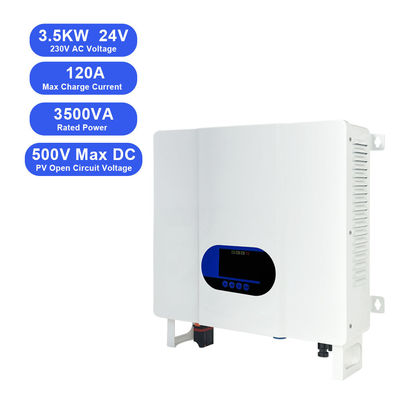 এমপিপিটি সোলার কন্ট্রোলার 3KW 24V থেকে 110V 220V 230V লিড এসিড ব্যাটারির জন্য অল ইন ওয়ান হাইব্রিড ইনভার্টার