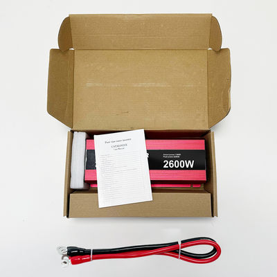 28.9CM*11.1CM*5.88CM 2600W পিক 12V 24V 48V 60V ডিসি থেকে এসি অফ গ্রিড পাওয়ার ইনভার্টার এসডিকে নেটওয়ার্কের দীর্ঘস্থায়ী পারফরম্যান্সের জন্য