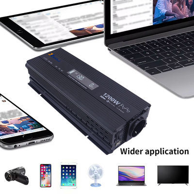 ভালো দাম বুদ্ধিমান তাপমাত্রা নিয়ন্ত্রণ 1200w ইনভার্টার 12v ডুয়াল ভোল্টেজ 110V/220V সহজ এবং পাওয়ার রূপান্তরের জন্য অনলাইন