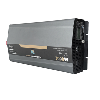 3000W বিশুদ্ধ সাইন ওয়েভ পাওয়ার ইনভার্টার 12V/24V 110V/220V