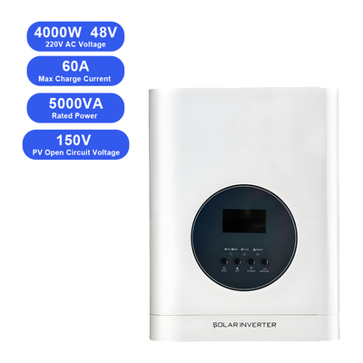 ভালো দাম উচ্চ ক্ষমতা সম্পন্ন 4KW-10KW লো ফ্রিকোয়েন্সি পিওর সাইন ওয়েভ হাইব্রিড সোলার ইনভার্টার অনলাইন