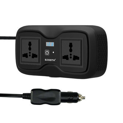 ভালো দাম 200W GaN কার পাওয়ার ইনভার্টার & 100W PD ফাস্ট চার্জার∙ 12V থেকে 110V/220V সংশোধিত সাইন ওয়েভ এসি + ডুয়াল ইউএসবি-এ/সি অনলাইন