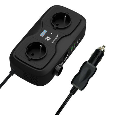 ভালো দাম 200W GaN কার পাওয়ার ইনভার্টার ও PD ফাস্ট চার্জার | 12V থেকে 110V AC (US/EU সকেট) + ডুয়াল USB পোর্ট অনলাইন