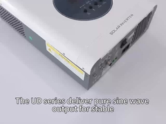3Kw 24V 110V 220V ডিসি থেকে এসি ওয়াইফাই আপস খাঁটি সাইন ওয়েভ হাইব্রিড সোলার ইনভার্টার